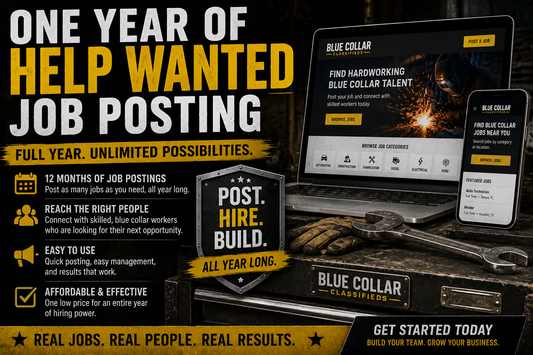 One Year Classified job Posting.